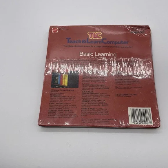 1982 Mattel TLC Teach & Learn Computer Reading Readiness No. 5006 Vintage NEW - Picture 3 of 3